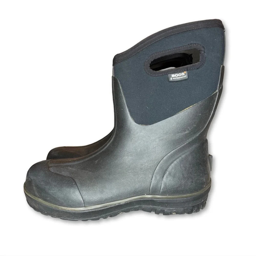Bogs Boots Men's Ultra Mid 51407-001‎ Waterproof Winter & Rain Black Size 11
